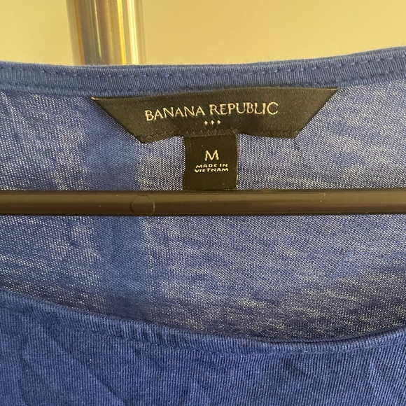 Blue, Banana Republic 3/4 length size Medium - Picture 2 of 4